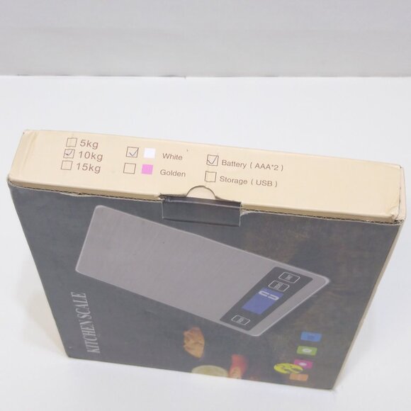 BACK KTCL Digital Food Kitchen Shipping Scale 22lb LCD Display Multifunction NIB - Picture 7 of 10